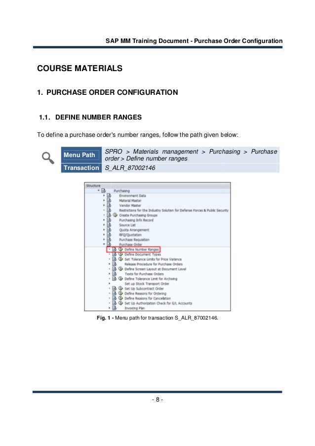 purchase order document