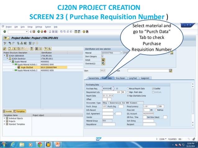 material check in cost sap ,Cost PS PR SAP Service Training PR Material , ( ,