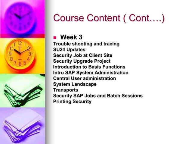 Sap Traning Course Material | PPT