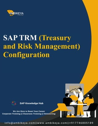 SAP TRM (Treasury
and Risk Management)
Configuration
 