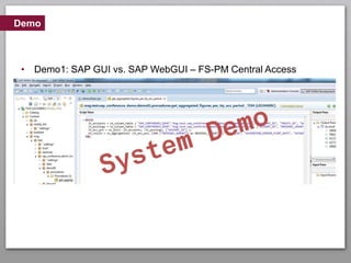 Sap Database Vs Gui Evolution of the SAP User Experience and Technology Stack | PPTX