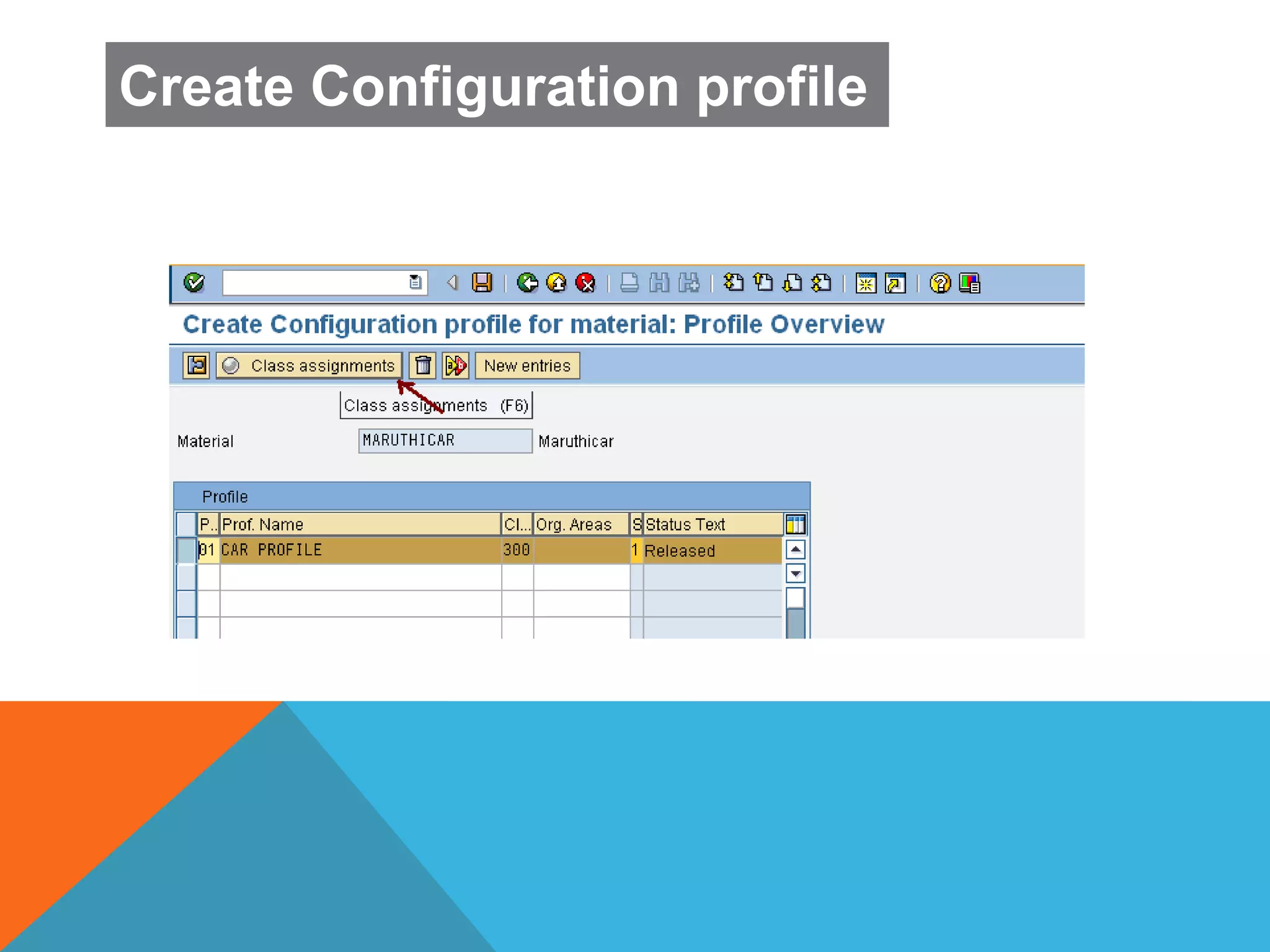 Create Configuration profile
 