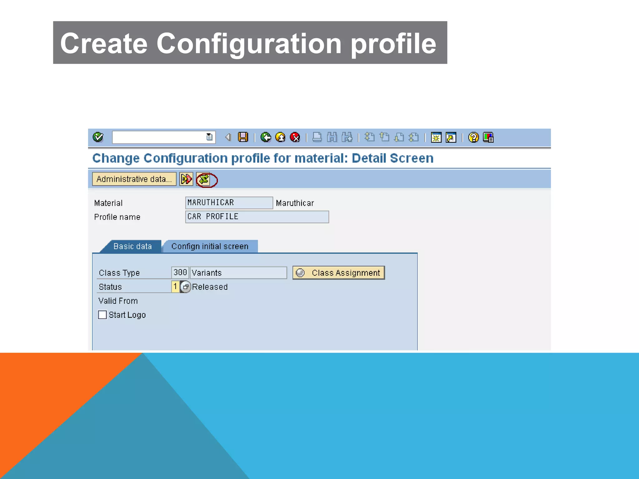 Create Configuration profile
 