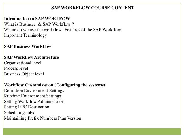 Workflow management training image