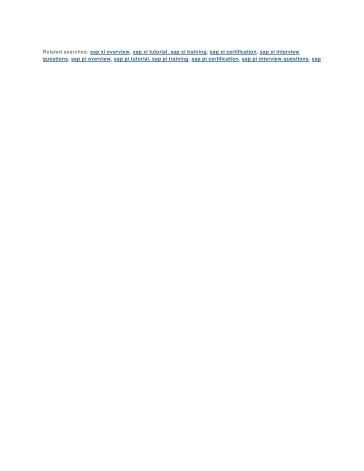 Web Service To File Scenario In Sap Pinnacle