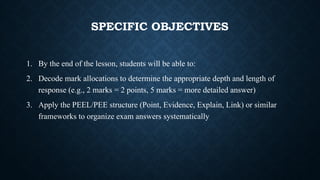 Formulation of short answer questions ppt o | PPTX