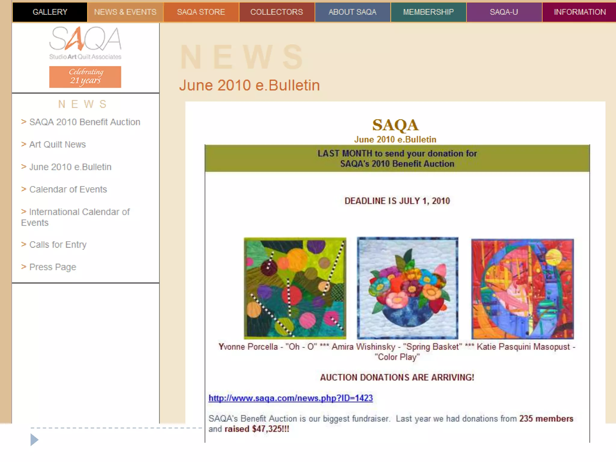 Eligibility for juried member exhibitions