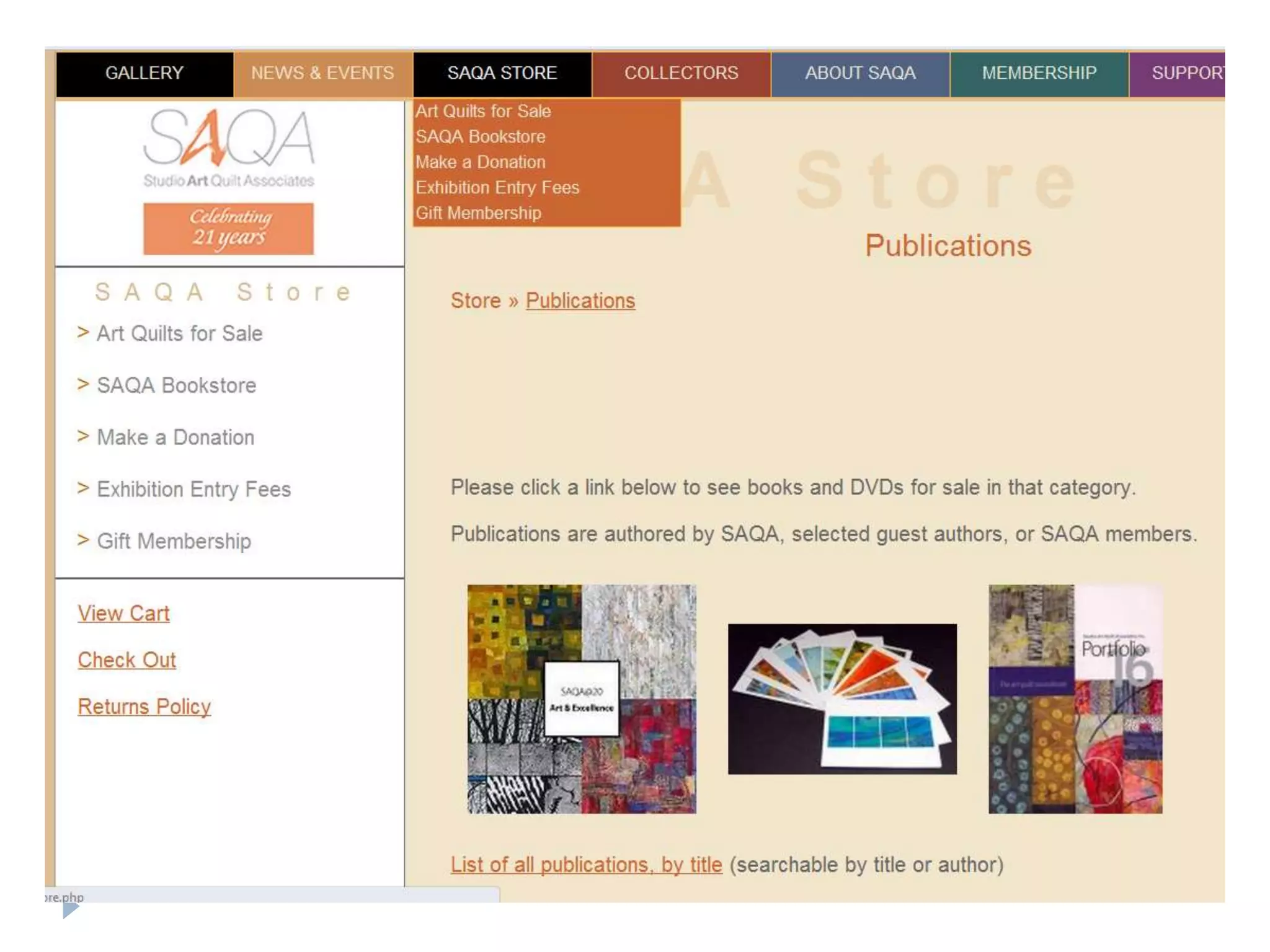 Access to SAQA University and mentoring activities