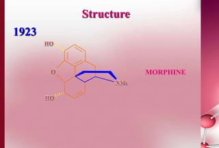 MORPHINE 
1923 
Structure 
 