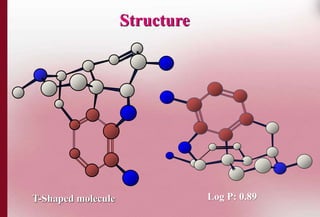 T-Shaped molecule 
Structure 
Log P: 0.89 
 