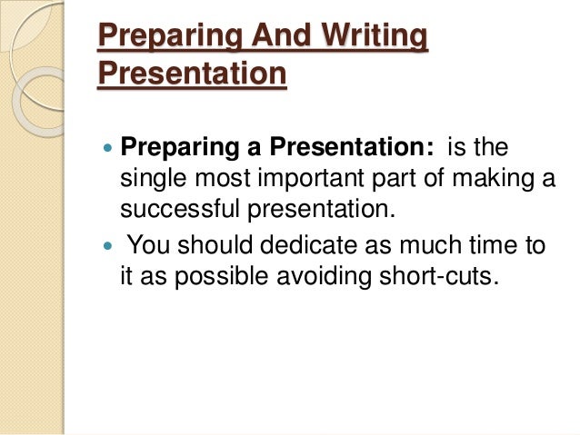 presentation rules
