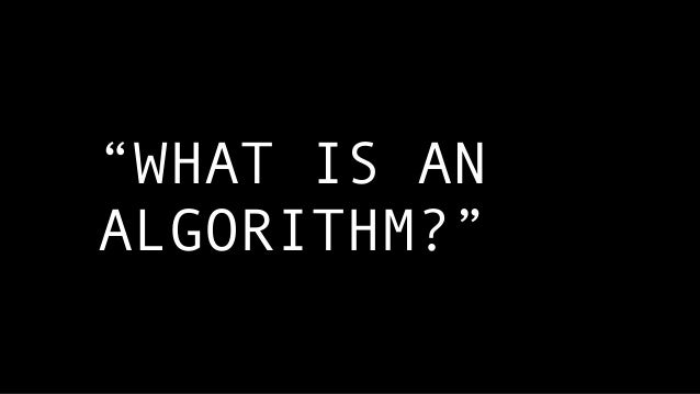 The Algorithm: A Narrative