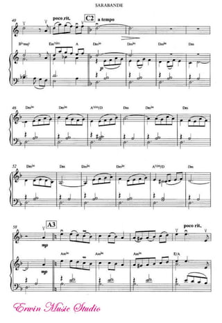 Sarabande piano+volin