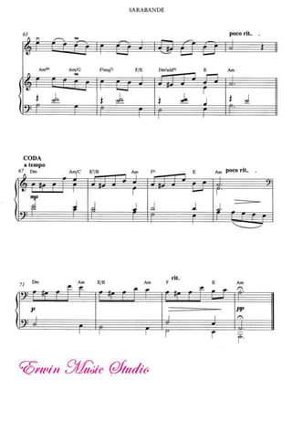 Sarabande piano+volin