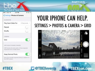 GRID. If you need help visualizing the rule 
of thirds, turn the grid on your phone on. 
 