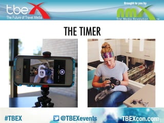 TIMER. Set your timer for 3 or 10 seconds. 
Works on regular or front-facing camera. 
Great for selfies or when your camera 
needs to be still (no shake). 
 