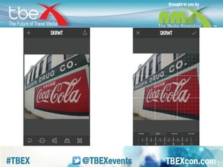 EX of SKRWT. When you take a pic of a 
building, door, window, etc, and one corner 
is out of perspective, this can fix it. This is 
what the editing screen looks like, there all 
all these different ways you can stretch and 
bend the picture… 
 