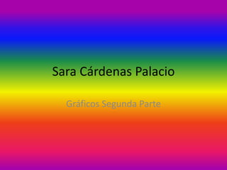 Sara Cárdenas Palacio

  Gráficos Segunda Parte
 