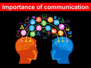 Importance of communication
 
