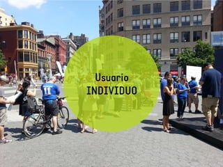 Usuario 
INDIVIDUO 
 