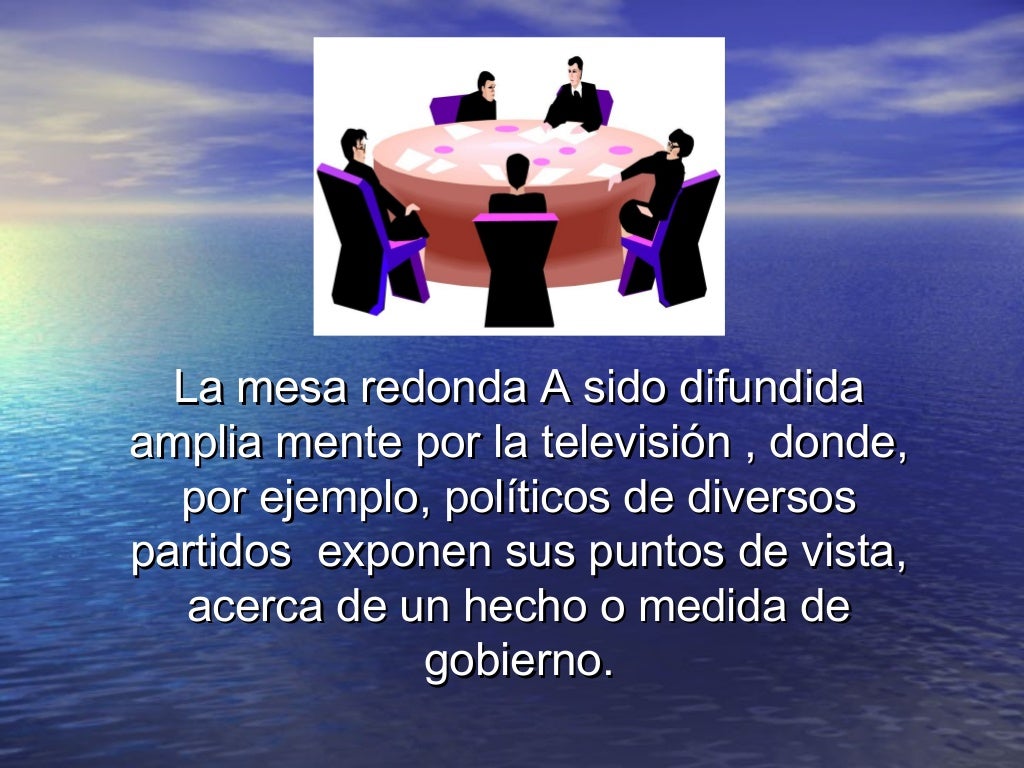 DEBATE MESA REDONDA by Sara