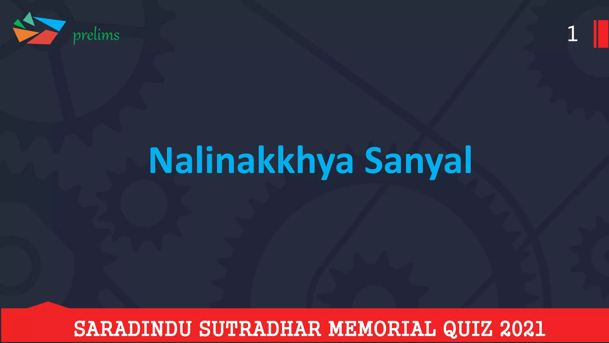 Saradindu sutradhar memorial quiz 2021 prelims answer