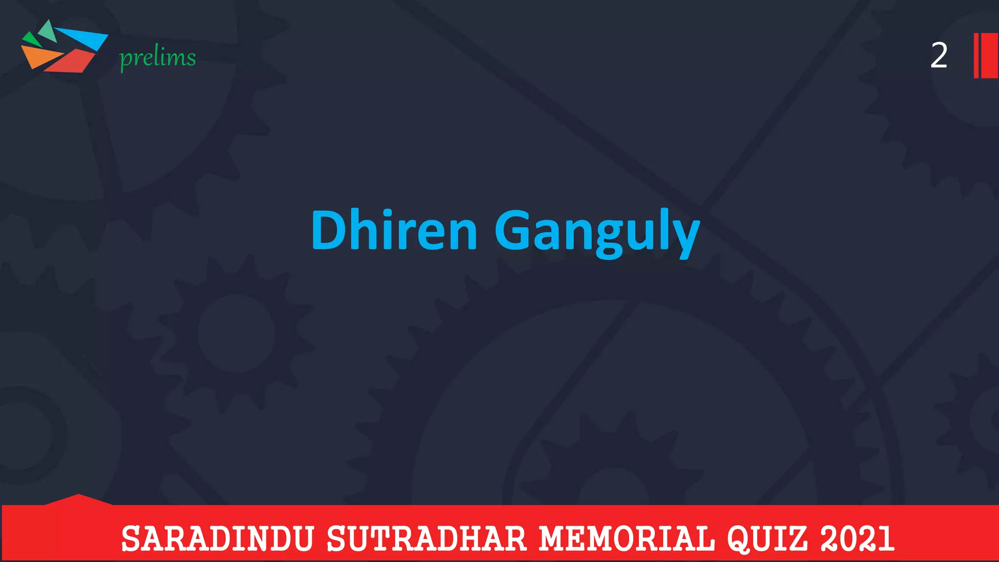 Saradindu sutradhar memorial quiz 2021 prelims answer