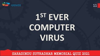 Saradindu sutradhar memorial quiz final 2021 