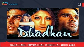 Saradindu sutradhar memorial quiz final 2021 