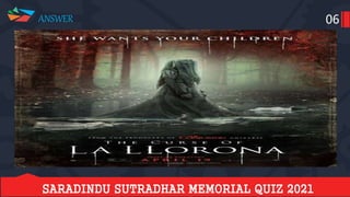 Saradindu sutradhar memorial quiz final 2021 