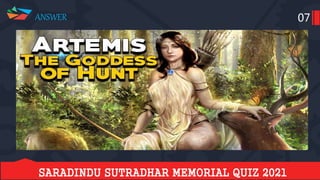 Saradindu sutradhar memorial quiz final 2021 