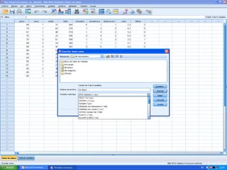 Estadística ejercicio 1 y 2