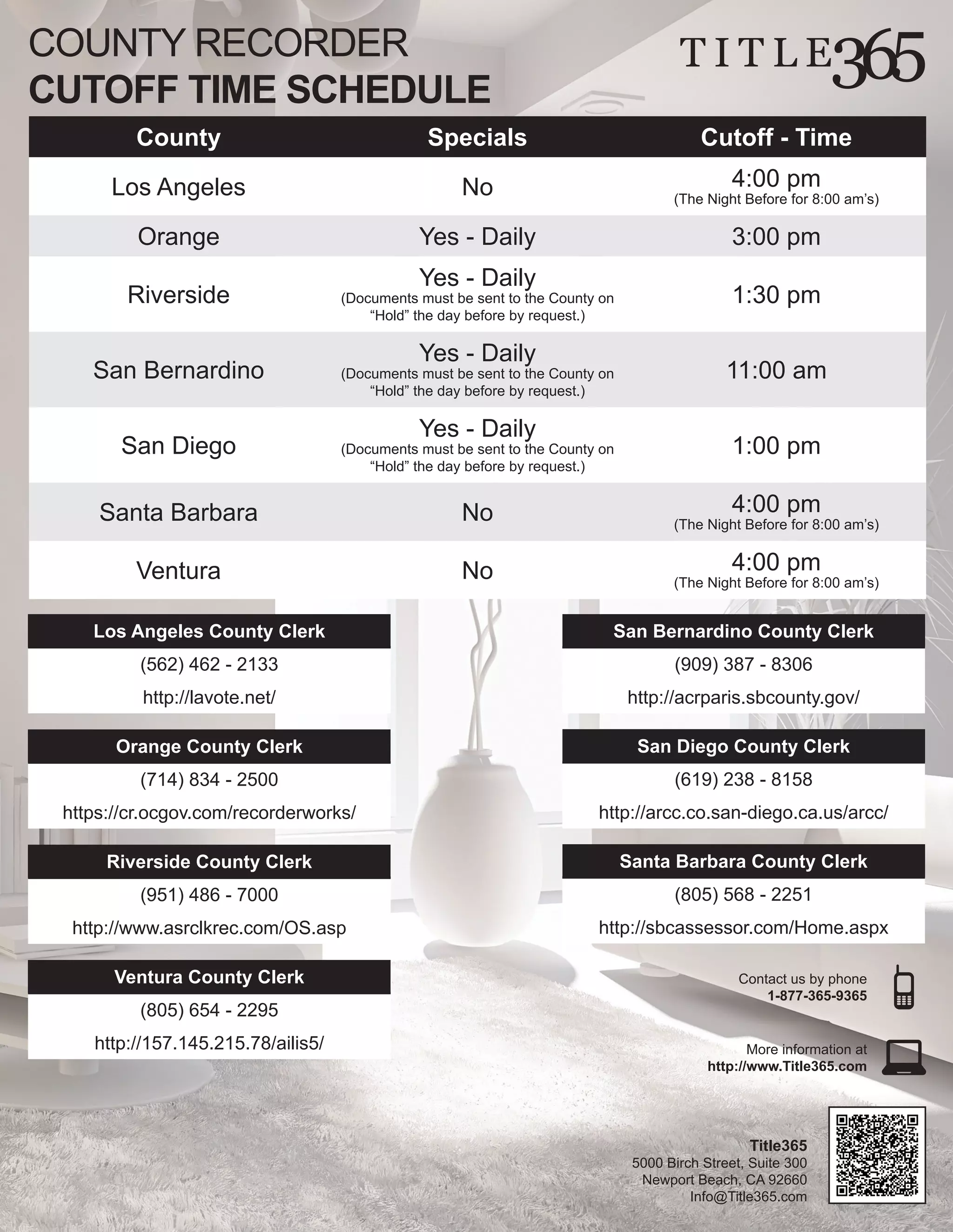 Sara forkel title 365 county recorder cutoff time schedule pdf