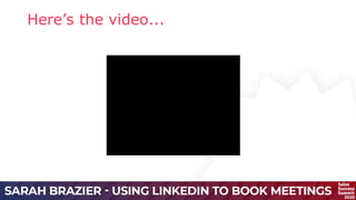 Here’s the video...
 