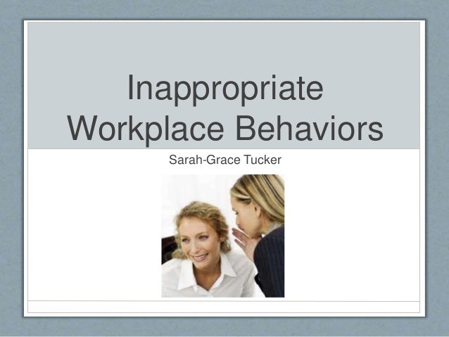 inappropriate-workplace-behaviors