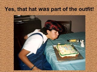 Yes, that hat  was  part of the outfit! 