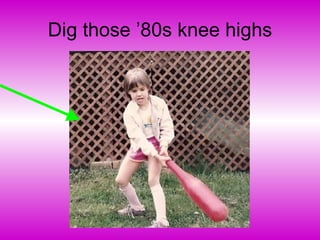 Dig those ’80s knee highs 