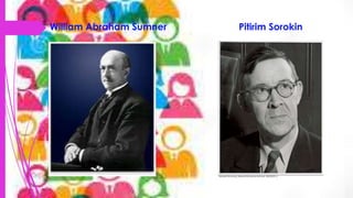 William Abraham Sumner Pitirim Sorokin
 