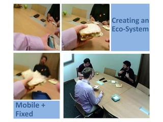 Creating an
Eco-System
Mobile +
Fixed
 