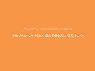 THE AGE OF FLEXIBLE INFRASTRUCTURE
Portakabin & Vanguard Healthcare presents
 