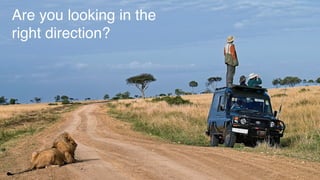 Are you looking in the  
right direction?
 