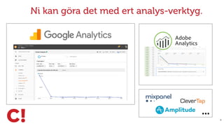 X
Ni kan göra det med ert analys-verktyg.
…
 