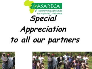 Introducing the Association for Strengthening Agricultural Research in Eastern and Central Africa