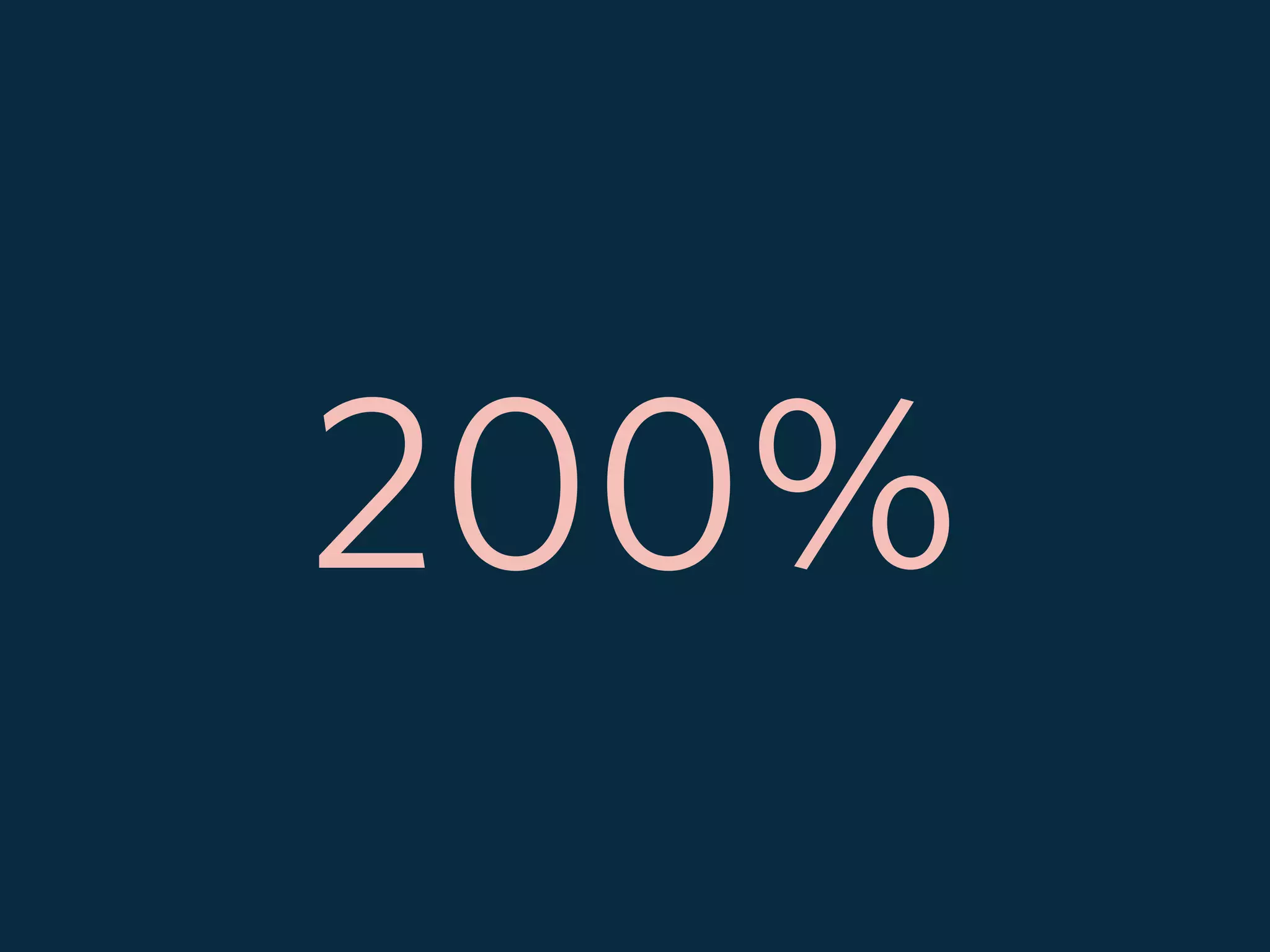 200%
 