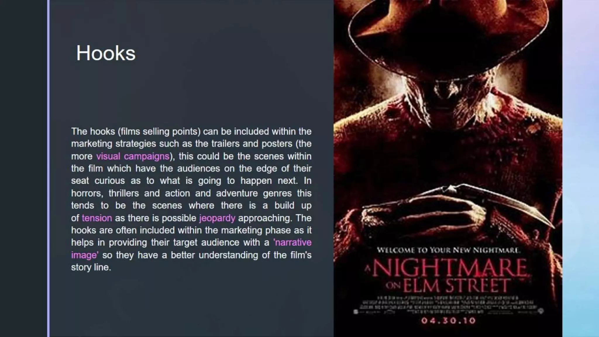 What are the film's selling points?