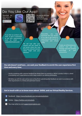 Saral app. catalogue