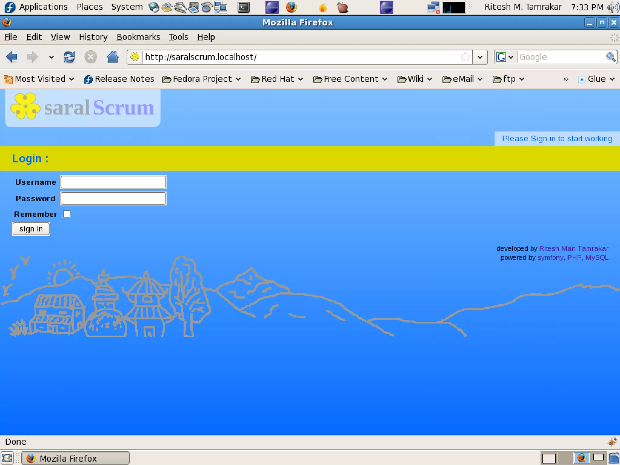 Based on hrs of work left Sprint burndown chart is updated PO SM Team Burndown 