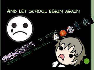 ADD Some Junior Jitters  and sad goodbyes