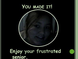 And a bit of doubt about future personal success