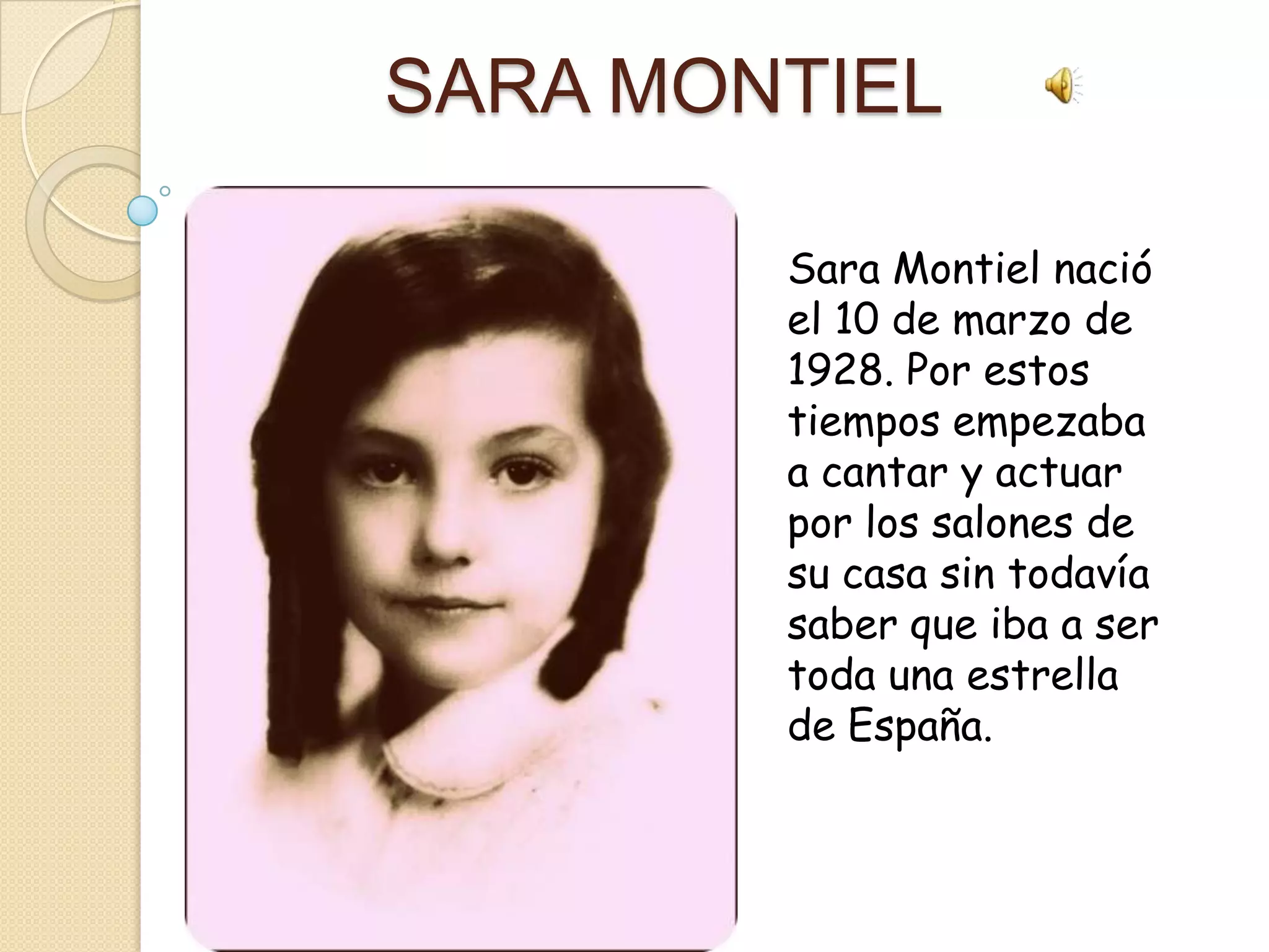 Sara montiel | PPTX